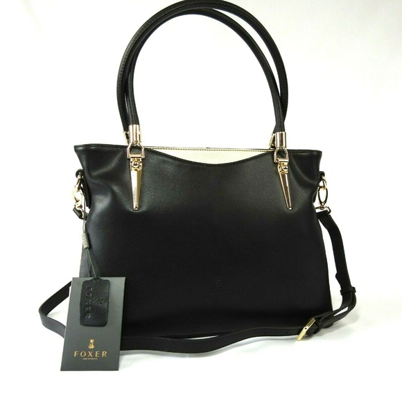 Foxer Handbags - FOXER Women Genuine Leather Handbag Conceal